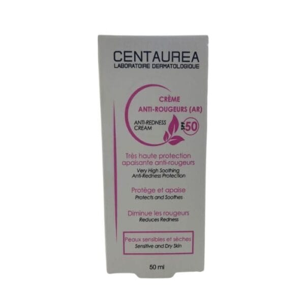 Centaurea Crème Anti-Rougeurs SPF50 – 50ml | Centaurea