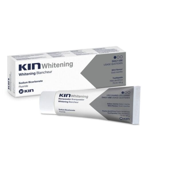 Kin Dentifrice Blancheur 75 ml – Dentifrice efficace | Kin
