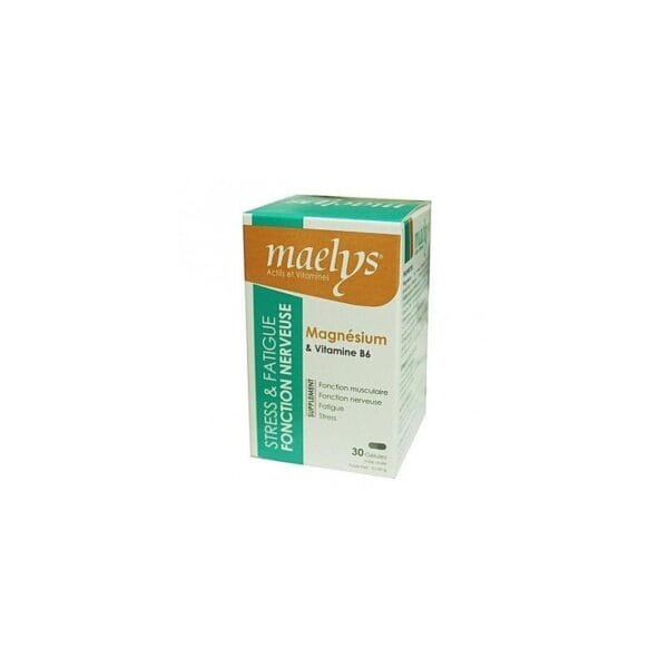 Maelys Magnésium & Vitamine B6 – 30 Gélules