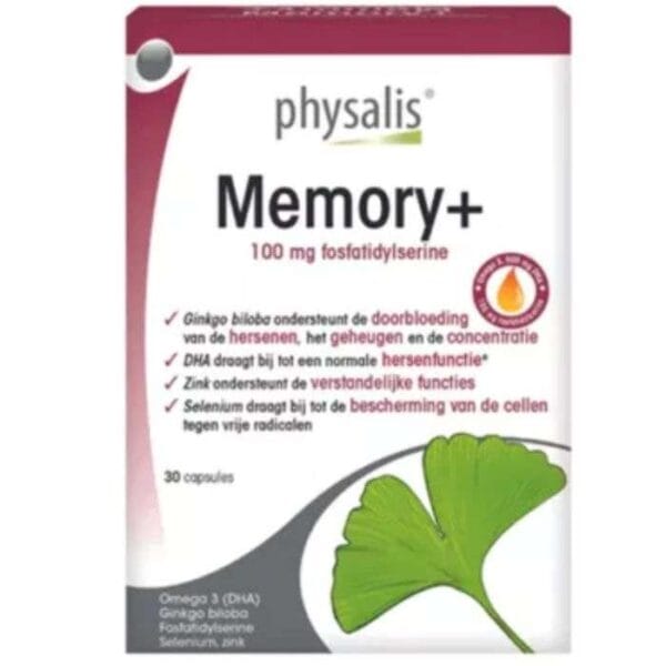 Physalis Memory+ 100mg – 30 Capsules | Physalis