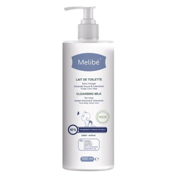 Melibé Bébé Lait de Toilette 500ml