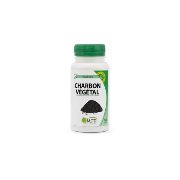 MGD Nature Charbon Végétal Activé – 120 Gélul | MGD Nature