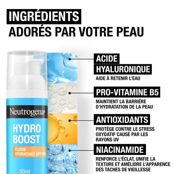 Alternative view of Neutrogena Hydro Boost Fluide Hydratant spf50 50ml