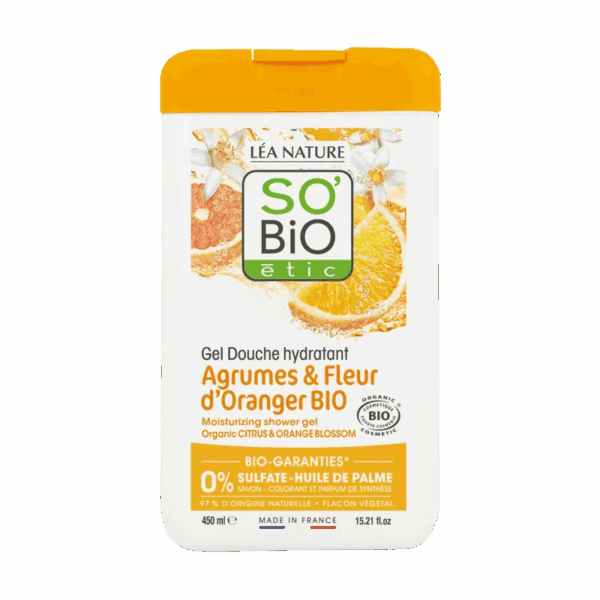 So Bio Gel Douche Agrumes et Fleur d’Oranger 450ml