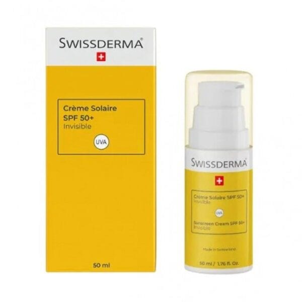 SwissDerma Écran Solaire Invisible SPF50+ – 50ml