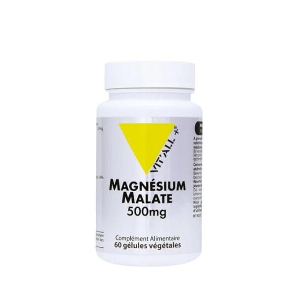 Vitall+ Magnésium Malate 500mg – 60 Gélules