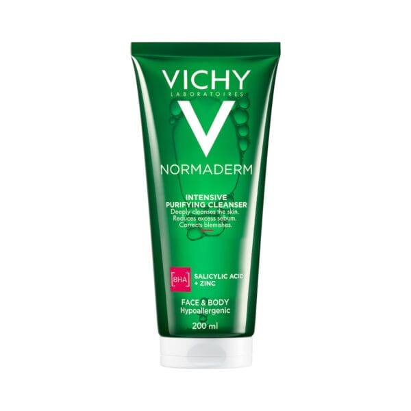 Vichy Normaderm Phytosolution Gel Purifiant Intense Peau Grasse Acnéique | 200ml | Vichy