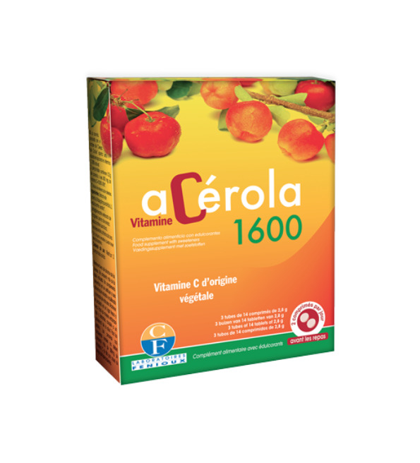 Acerola 1600 14 Comprimé | Acheter au Maroc