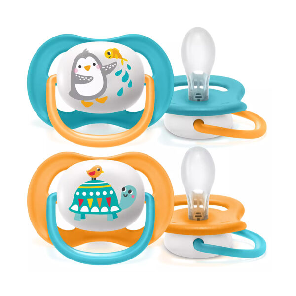 AVENT SUCETTE ORTHO 6-18M BOY PENG/TURT SCF080/07 | Acheter au Maroc