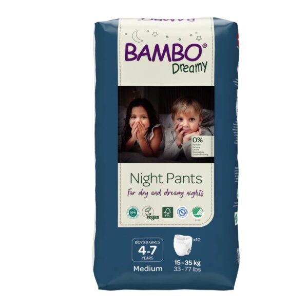 Bambo Dreamy Pants Night Boys and Girl 4-7 Years 10 unités | Acheter au Maroc