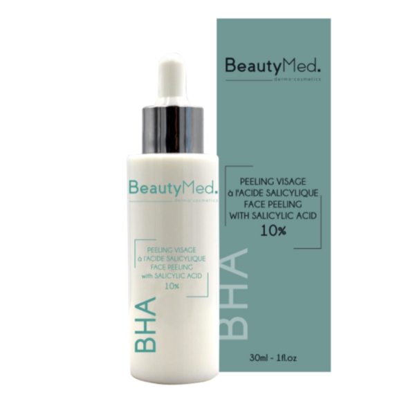 Beauty Med BHA Creme Peeling Visage A L'acide Salicylique 10% 30ml | Acheter au Maroc