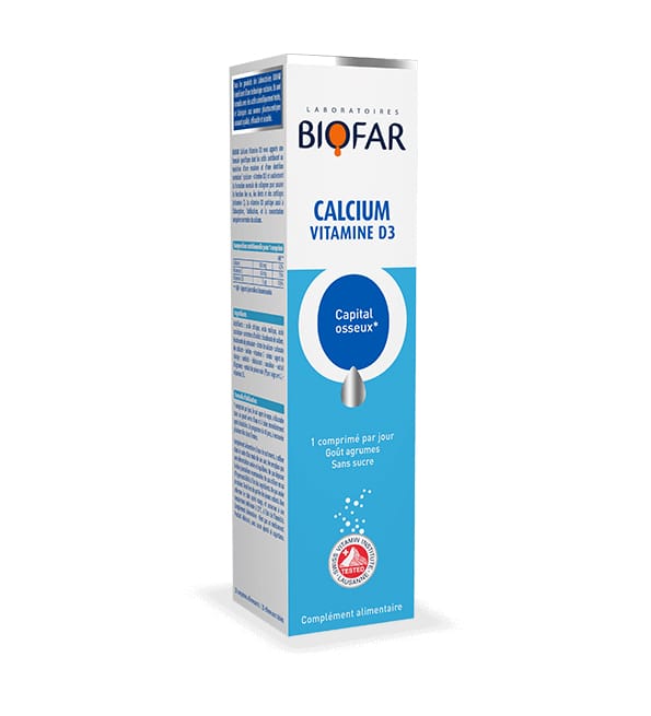 Biofar Calcium D3 20 capsuls | Acheter au Maroc