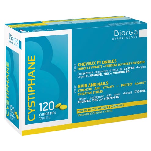 Biorga-Cystiphane Cheveux Et Ongles - 120 Comprimés | Acheter au Maroc