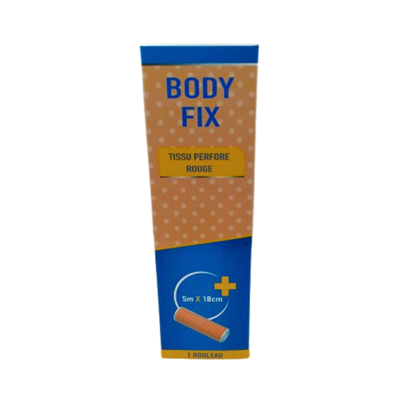 Body Fix Sparadrap Perfore 5 x 18cm Rouge | Acheter au Maroc