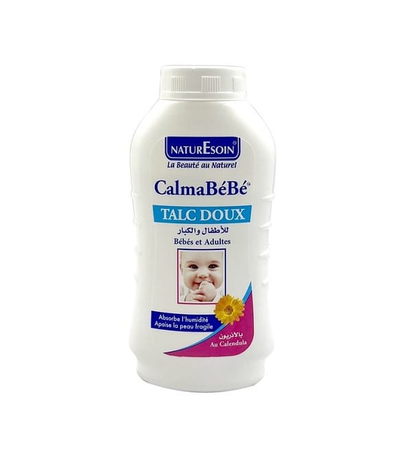 CALMABéBé Talc Doux 100g - Bébé et Adulte - au Calendula | Acheter au Maroc