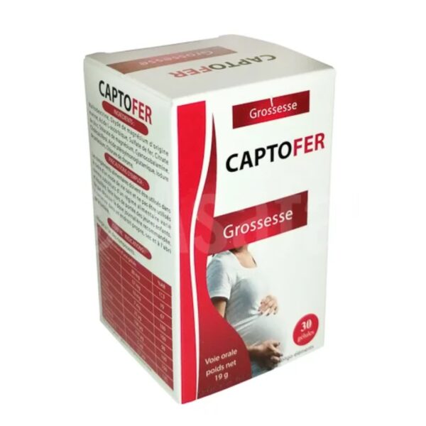Captofer Grossesse 30 Gelules | Acheter au Maroc