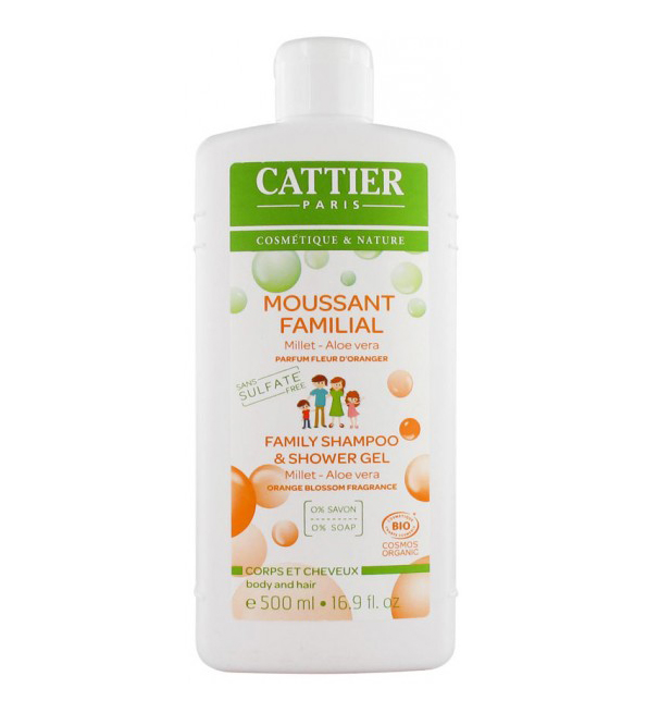 Cattier Moussant familial sans Sulfate 500ml | Acheter au Maroc