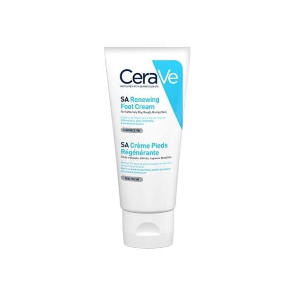 CeraVe SA Crème Régénérante pour Pieds Très Secs et Abîmé…