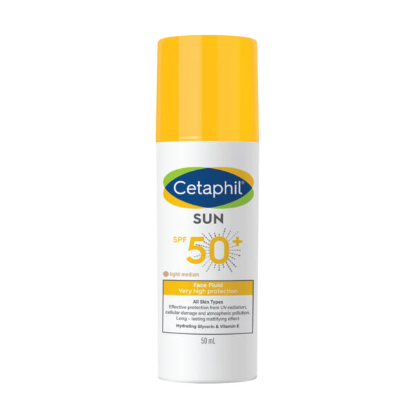 Cetaphil Sun Face Fluide Teinte spf50+ 50ml | Acheter au Maroc