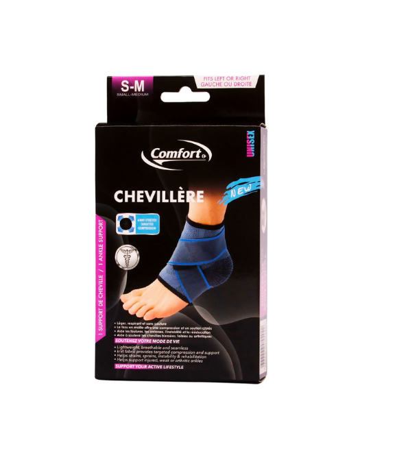 Comfort Chevillere Starpping Noir Large-Xlarge | Acheter au Maroc