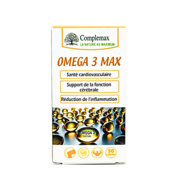 Complemax Omega3 Max 50 Gelules | Acheter au Maroc