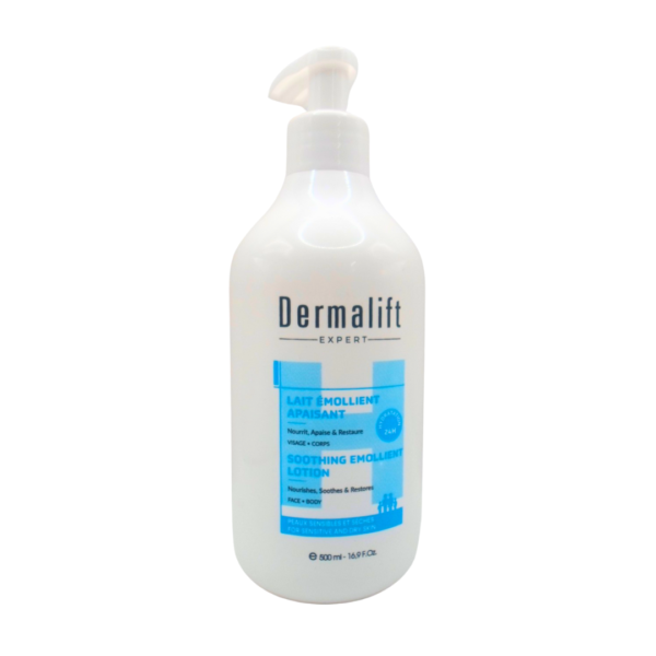 Dermalift Lait Corporel Emollient Apaisant 500ml | Acheter au Maroc