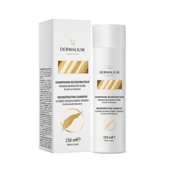 Dermalium Keratine Shampoing Reconstructeur 250ml | Acheter au Maroc