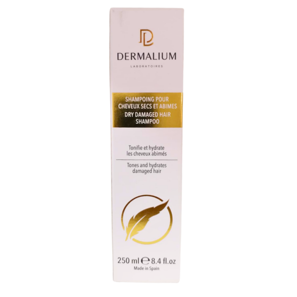 Dermalium Shampoing pour Cheveux Secs & Abimes 250ml | Acheter au Maroc