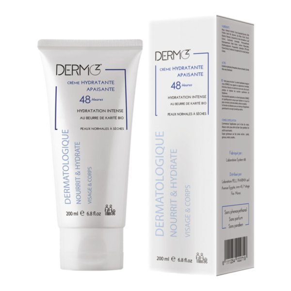 Dermoz Creme Hydratante Apaisante Peaux Normales a Seches 50ml | Acheter au Maroc