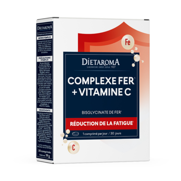 Dietaroma complexe Fer+Vitamine C 30cps | Acheter au Maroc