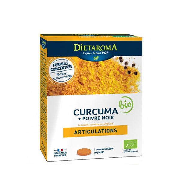 Dietaroma Curcuma 6000 +Poivre Noir 60cps | Acheter au Maroc