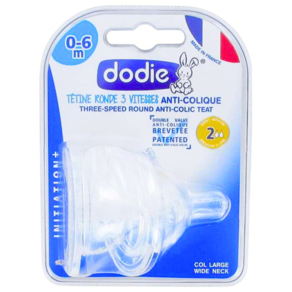 Dodie 2Tetines Plate Sensation+ 0-6m | Acheter au Maroc