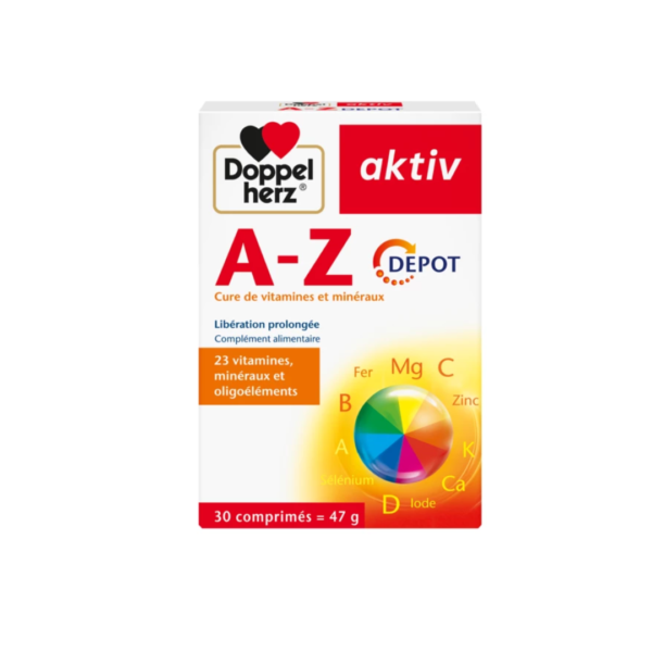 Doppel Herz A-Z Depot 30 comprimés | Acheter au Maroc