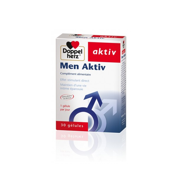 Doppel herz Men Aktiv 30 capsules | Acheter au Maroc