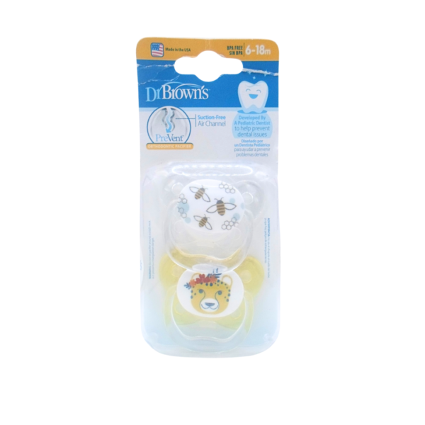 Dr Brown's 2 Sucette Betterfly Shield 6-12m | Acheter au Maroc
