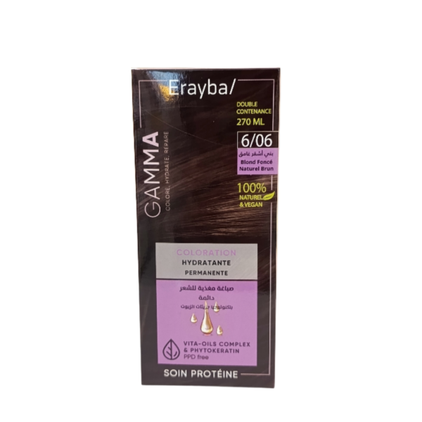 Erayba Gamma Coloration 6/06 Blond fonce | Acheter au Maroc