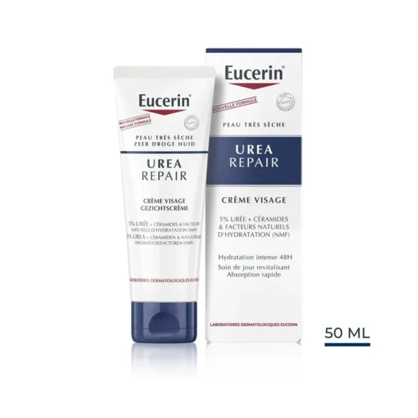 EUCERIN UreaRepair CRÈME VISAGE 5% D'URÉE | Acheter au Maroc