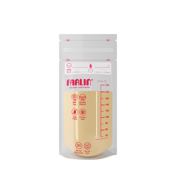 Farlin Sachet Conservation Lait Mat 200ml BP-869-2 | Acheter au Maroc
