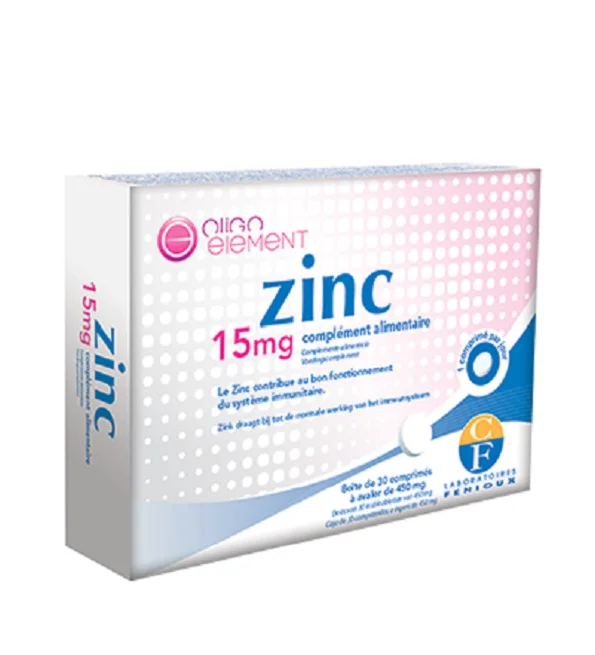 Fenioux Zinc 15Mg 30 Comprimés | Acheter au Maroc