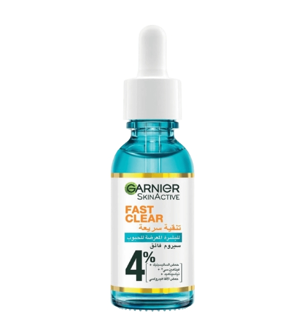 Garnier Fast Clear Booster Serum Acide Salicylique 15 ml | Acheter au Maroc