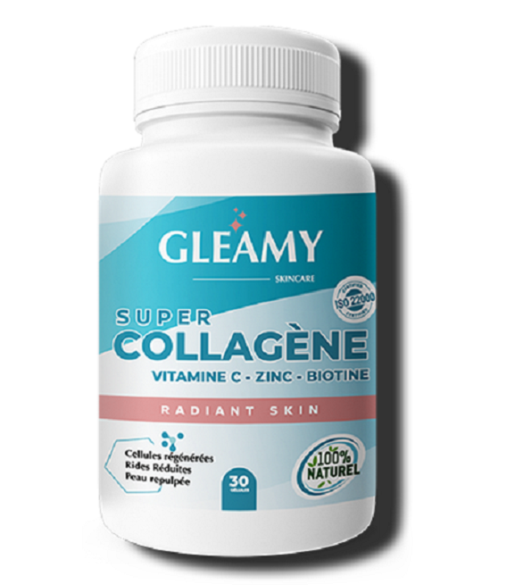 GLEAMY SUPER COLLAGENE 30 Gélules | Acheter au Maroc