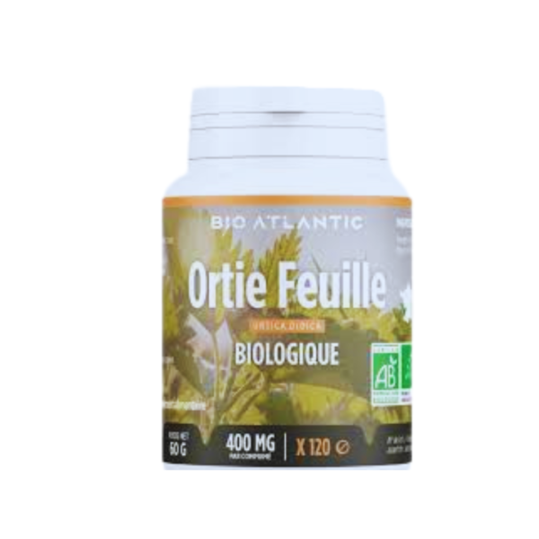 GPH Bio Atlantic Ortie feuille 120 comprimés | Acheter au Maroc