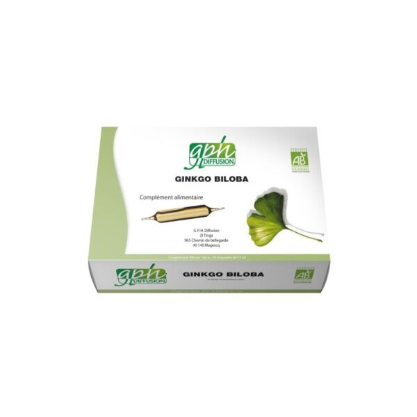 GPH Diffusion Ginkgo Biloba 20 Ampoules*15ml | Acheter au Maroc