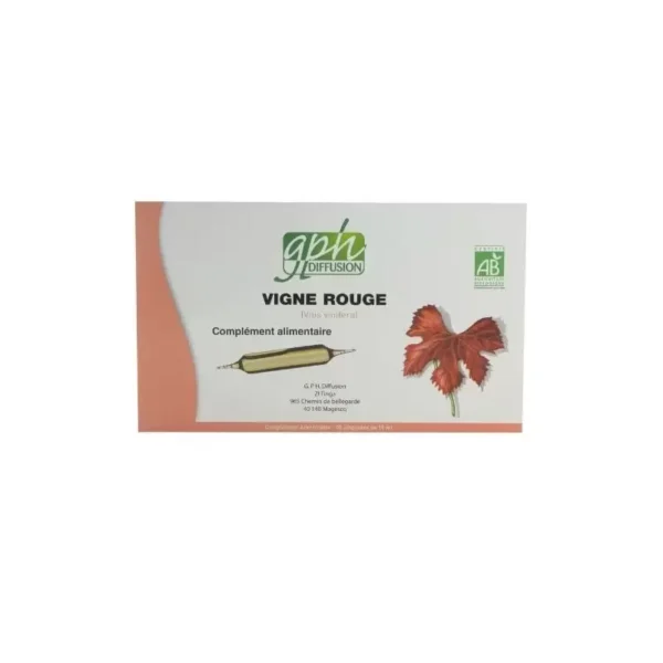 GPH Diffusion Vigne Rouge 20ampoules*15ml | Acheter au Maroc
