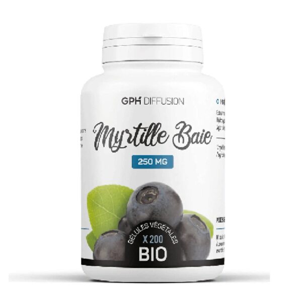 GPH Myrtille Baie 200 gelules | Acheter au Maroc
