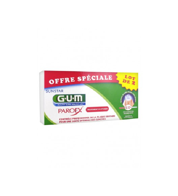 Gum 2 Dentifrice Paroex N1770/2 pack | Acheter au Maroc