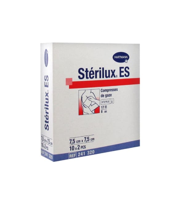 Hartmann sterilux ES compresse de gaze 7.5*7.5 | Acheter au Maroc