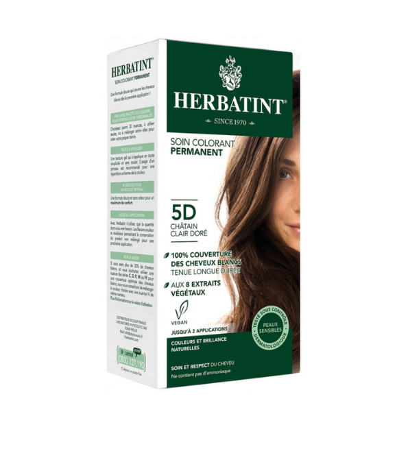Herbatint 5D Chatain Claire Dore 150ml | Acheter au Maroc