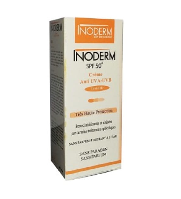 INODERM ÉCRAN SOLAIRE INVISIBLE SPF 50+ (50ML) | Acheter au Maroc