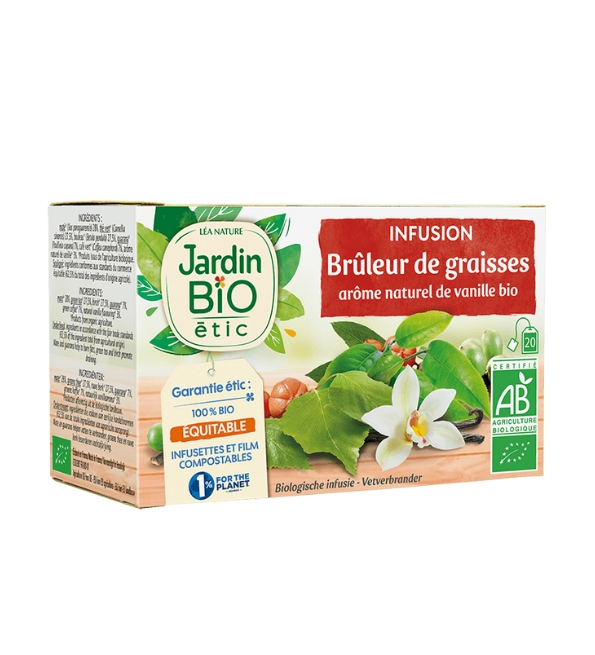 JARDIN BIO INFUSION BRULEUR DE GRAISSES 20 SACHET | Acheter au Maroc